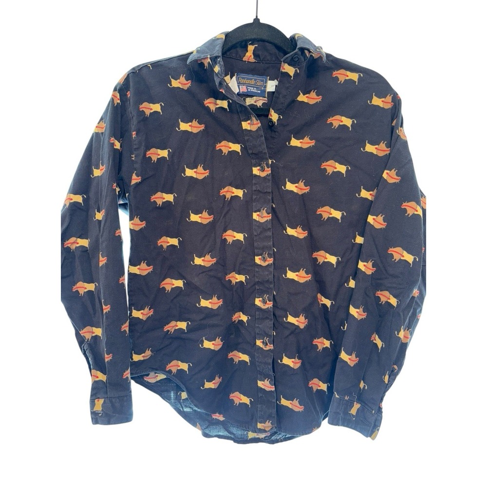 Panhandle Shirt Women Small  Western Rodeo Cowboy Rodeo‎ Shirt Vintage